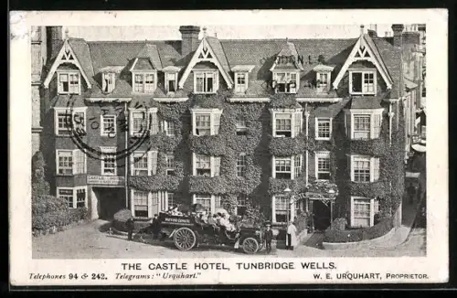 AK Tunbridge Wells, The Castle Hotel, Prop. W. E. Urquhart