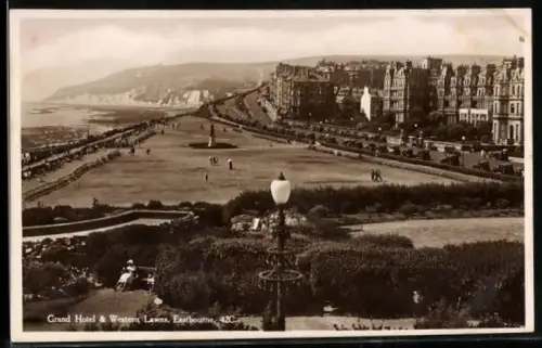 AK Eastbourne, Grand Hotel & Western Lawns