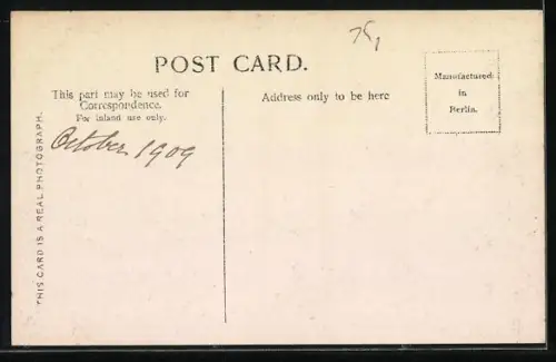 AK Hasting, St. Leonards, Ruine, Denkmal, Promenade