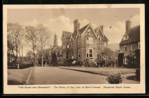 AK Haywards Heath, Old House and Monastery, The Priory of Out Good Counsel