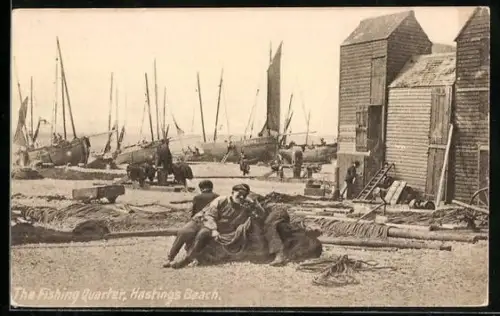 AK Hastings, The Fishing Quarter, Hastings Beach