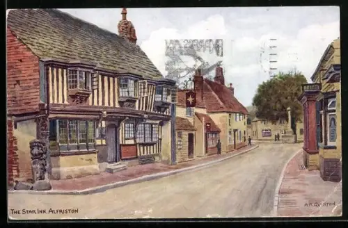 Künstler-AK Alfriston, The Star Inn