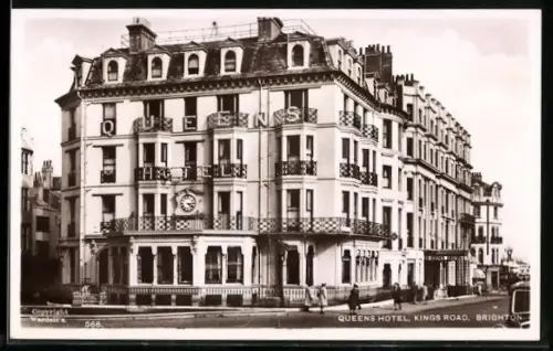AK Brighton, Queens Hotel, Kings Road