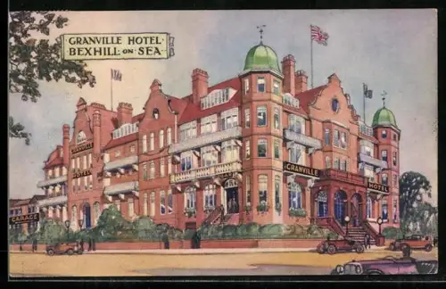 Künstler-AK Bexhill-on-Sea, Granville Hotel
