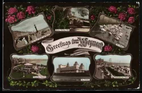 AK Weymouth, The Clock Tower and Beach, The Pavilion, Alexandra Gardens