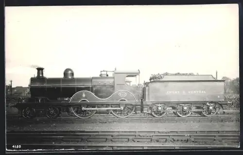 AK Britische Lokomotive Nr. 1022 der Great Central in Seitenansicht, englische Eisenbahn