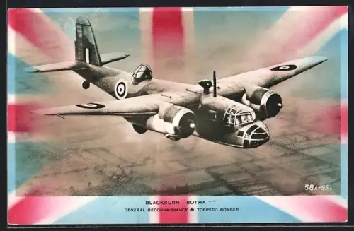 AK Aufklärungs-Flugzeug und Torpedobomber Blackburn Botha 1