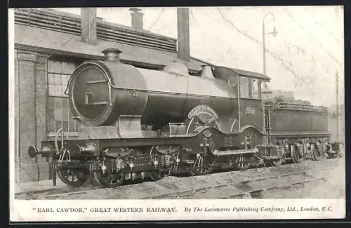 AK Britische Lokomotive Nr. 3297 Earl Cawdor der Great Western Railway, englische Eisenbahn