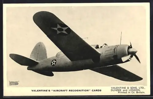 AK Britisches Sturzkampf-Flugzeug Brewster Bermuda I