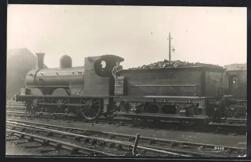 AK Britische Lokomotive Nr. 17101 mit Kohlentender, englische Eisenbahn