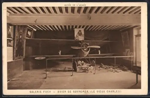 AK Avion des Guynemer Le Vieux Charles, Flugzeug