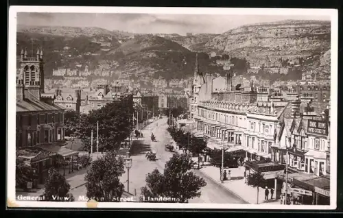 AK Llandudno, General View, Mostyn Street
