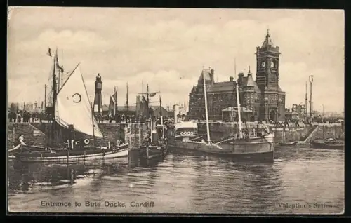 AK Cardiff, Entrance to Bute Docks