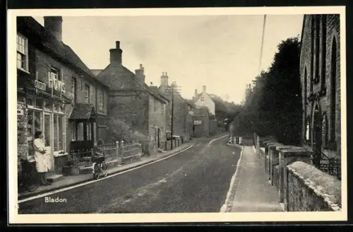 AK Bladon, Street with Shop