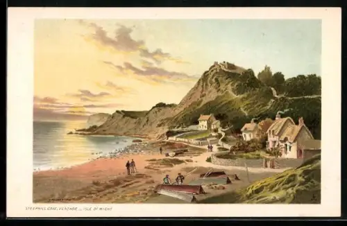 Künstler-AK Ventnor, Steephill Cove