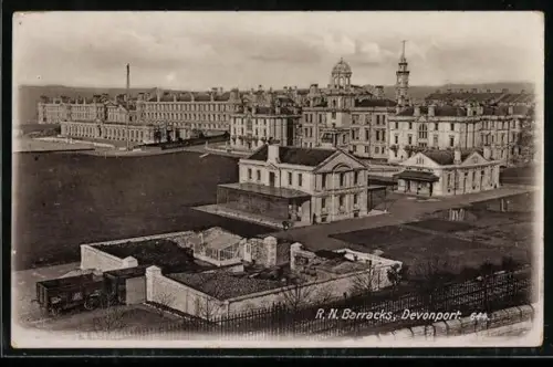 AK Devonport, R. N. Barracks, Panorama