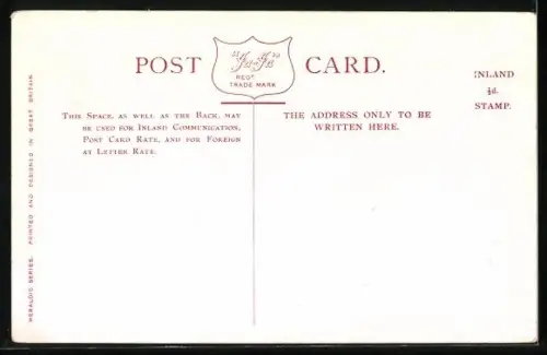 AK Torquay, General View, Wappen