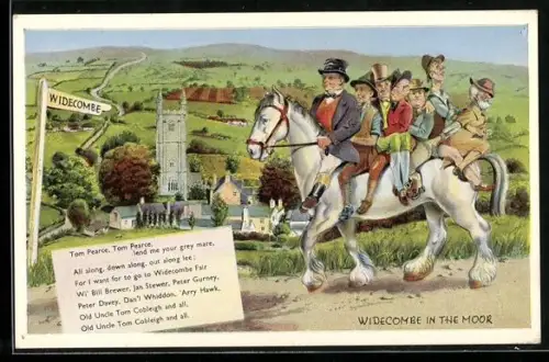 AK Widecombe in the moor, Panorama