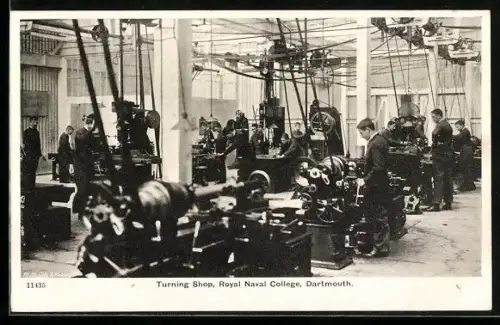 AK Dartmouth, Royal Naval College, Turning Shop