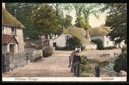 AK Littleham /Exmouth, View of the village