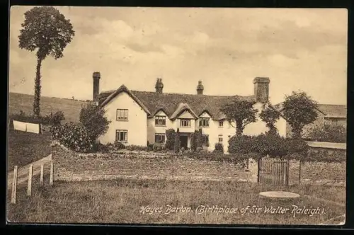 AK Hayes Barton, Birthplace of Sir Walter Raleigh