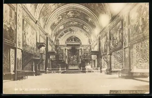 AK Malta, St. John`s Church, Interior