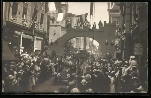 Foto-AK Gorinchem, Festumzug