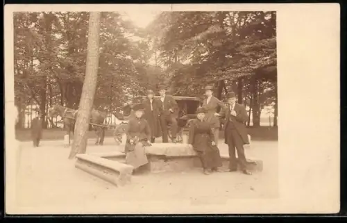 Foto-AK Gorinchem, In het park