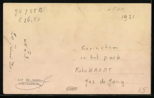 Foto-AK Gorinchem, In het park