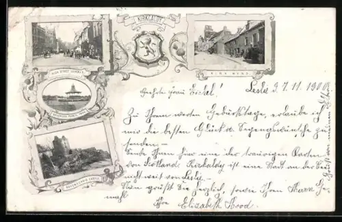 AK Kirkcaldy, High Street Looking E., Beveridge Park, Ravenscraig Castle