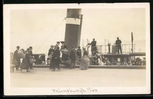 Foto-AK Helensburgh, Pier