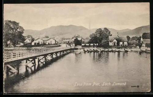 AK Luss /Loch Lomond, View from the Pier