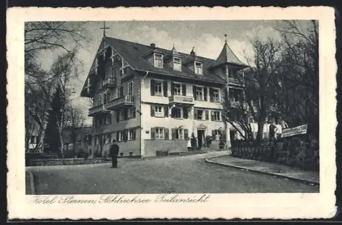 AK Schluchsee, Hotel Sternen, Teilansicht