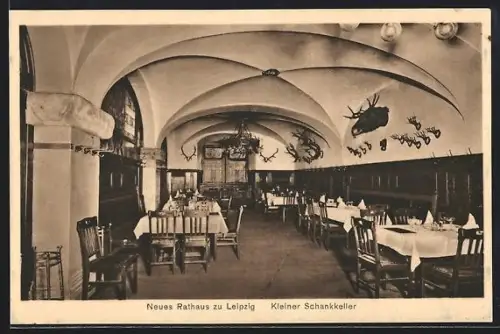 AK Leipzig, Ratskeller im Neuen Rathaus, Schankkeller