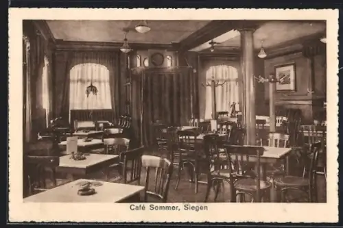 AK Siegen, Innenräume des Café Sommer