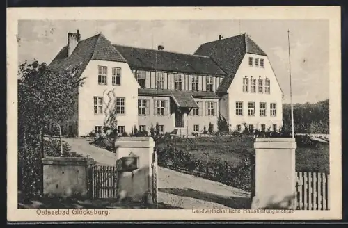 AK Glücksburg, Partie bei der Landwirtschaftlichen Haushaltungsschule