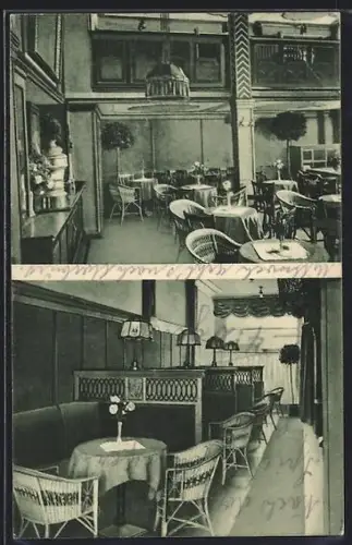 AK Siegen, Conditorei und Café Kaufmann, Marburgerstrasse 37