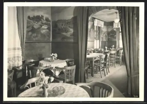 AK Siegen i. Westf., Gaststätte Otto Rörig, Innenräume