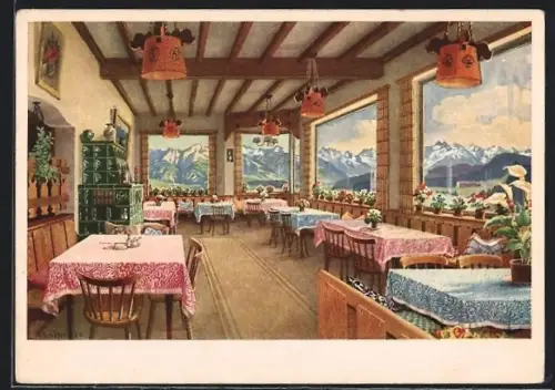 AK Seifriedsberg, Cafe-Pension Kühberg, Innenansicht