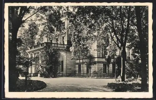 AK Frankfurt-Sachsenhausen, Haupteingang des Dienstgebäudes des Reichsluftschutzbundes