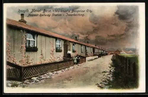 AK Inverkeithing, Rosyth Naval Base, Workmen`s Bungalow City, Nearest Railway Station