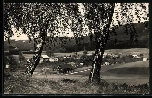 AK Cunewalde /Oberlausitz, Durchblick nach Klipphausen