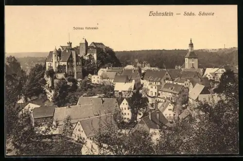 AK Hohnstein /Sächs. Schweiz, Schloss Hohnstein