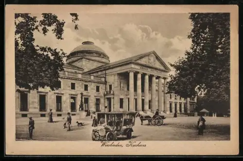 AK Wiesbaden, Partie am Kurhaus