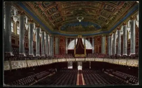 AK Wiesbaden, Neues Kurhaus, Grosser Concertsaal