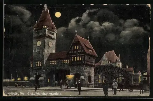 AK Hamburg, Grosse Wandrahmsbrücke