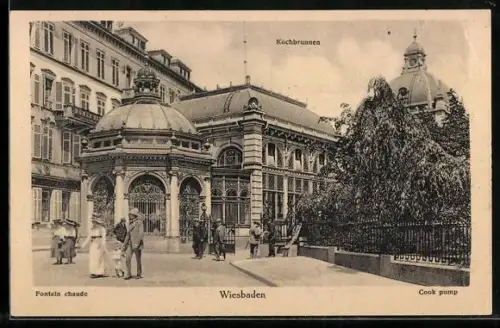 AK Wiesbaden, Am Kochbrunnen