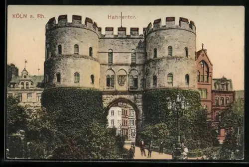AK Köln a. Rh., Blick zum Hahnentor