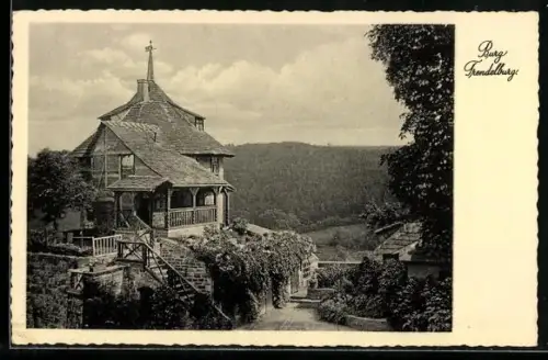 AK Trendelburg, Burg Trendelburg mit Umgebung