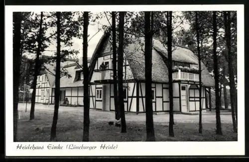 AK Eimke /Lüneburger Heide, Heidehaus